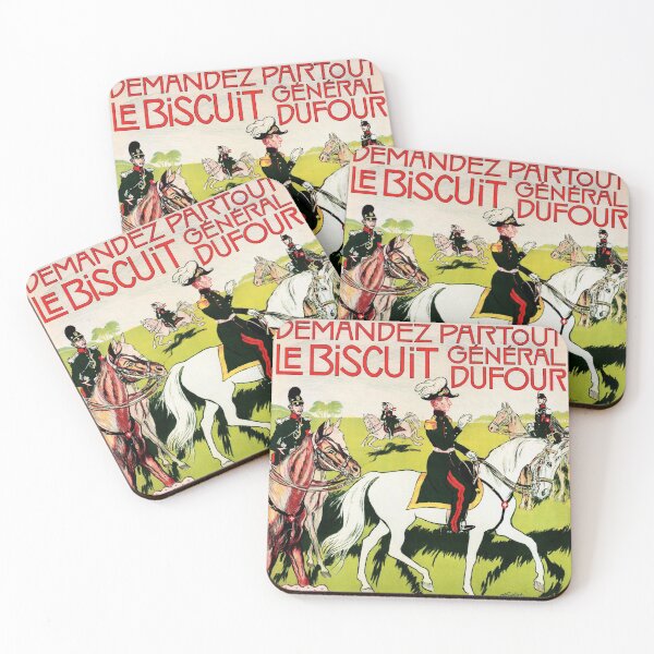 Item preview, GENERAL DUFOUR BISCUIT Vintage French Confectionery Snacks Advertisement designed and sold by retroposters.