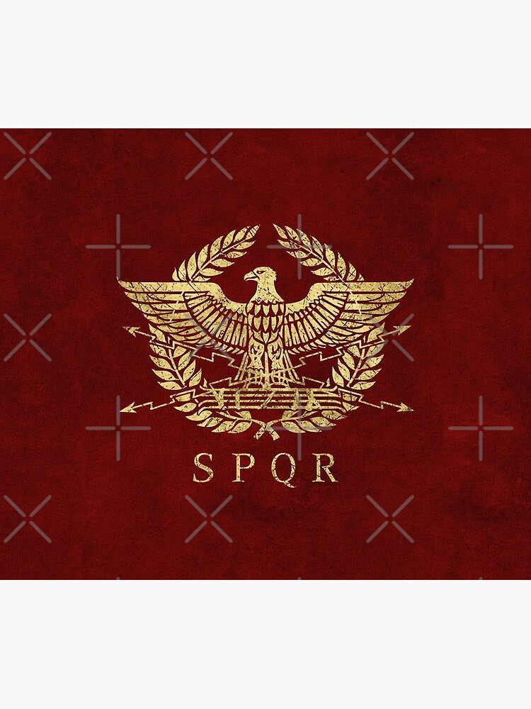Roman Empire Eagle Emblem - Vintage Gold by Lidra