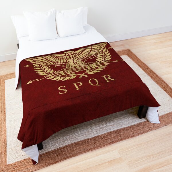 Roman Empire Eagle Emblem - Vintage Gold Comforter