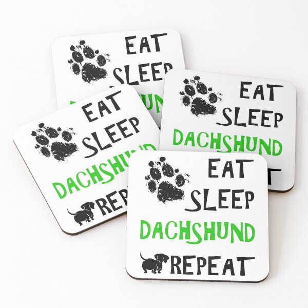 Item preview, Eat Sleep Dachshund Repeat designed and sold by StubbornWiener.