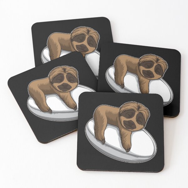Item preview, Cute Sloth Sleeps On A Rugby Ball designed and sold by anziehend.