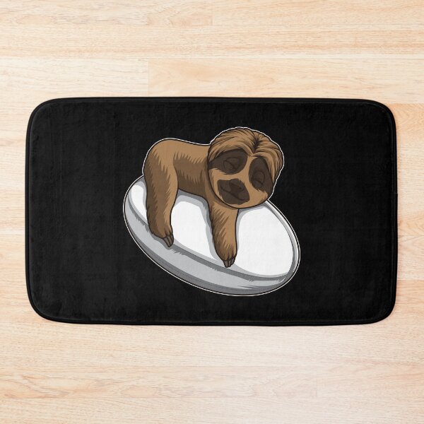 Item preview, Cute Sloth Sleeps On A Rugby Ball designed and sold by anziehend.
