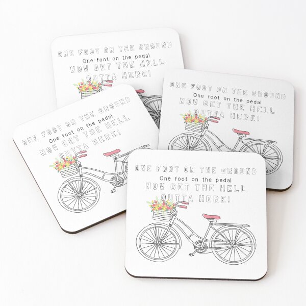 Item preview, One foot on the ground, one foot on the pedal designed and sold by sbloom5.