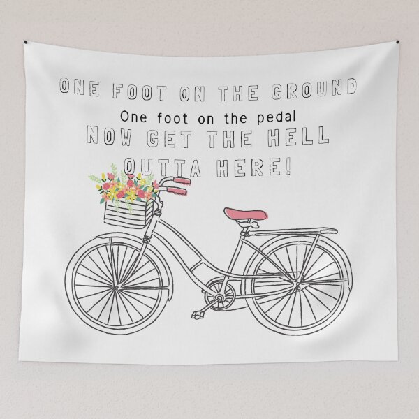 Item preview, One foot on the ground, one foot on the pedal designed and sold by sbloom5.