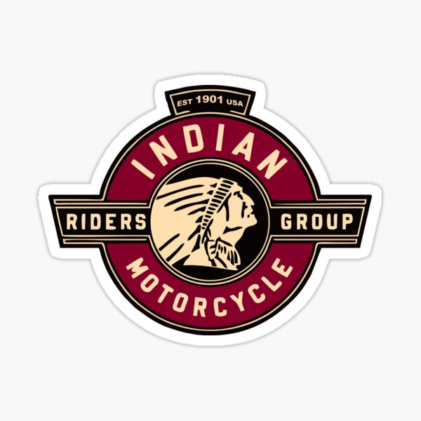 Indian Motorcycle Riders Sticker