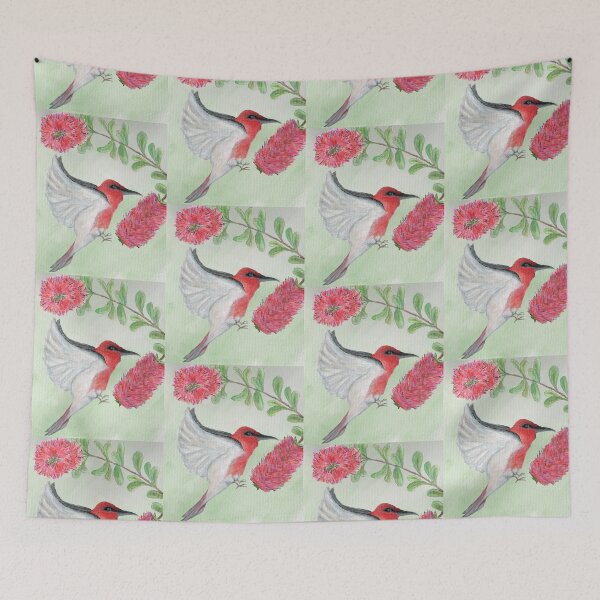 Item preview, Scarlet honeyeater  designed and sold by AussieLogic.