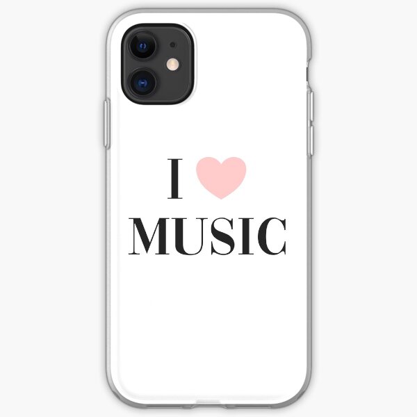 I love music iPhone Soft Case
