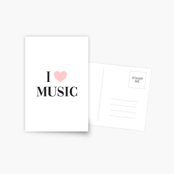 I love music Postcard