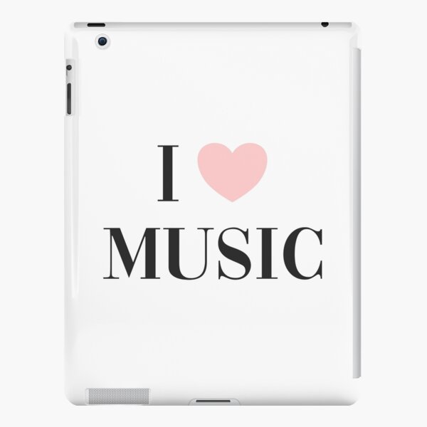 I love music iPad Snap Case