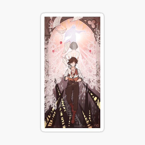 Code Vein Louis Amamiya Print Sticker By Cycha Redbubble