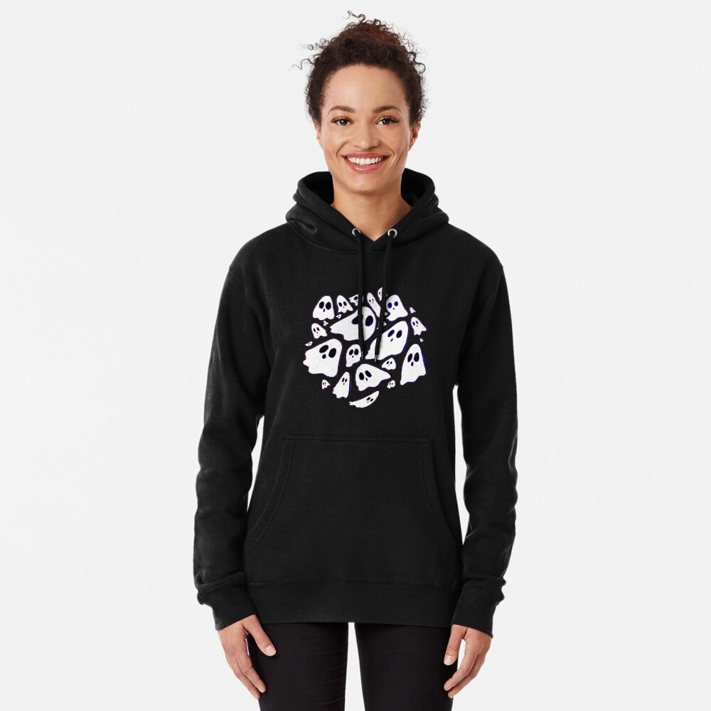 Inktober Ghosts Pullover Hoodie
