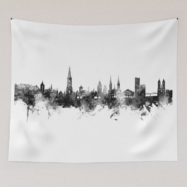 Item preview, Freiburg Germany Skyline designed and sold by ArtPrints.