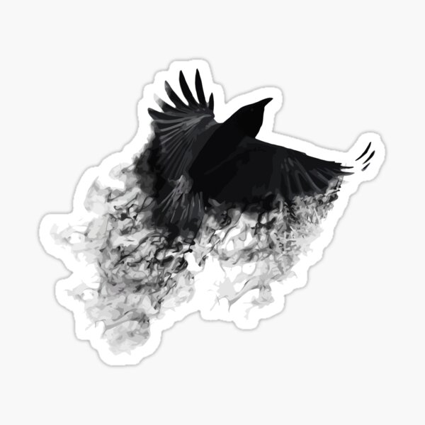 The Black Crow Sticker