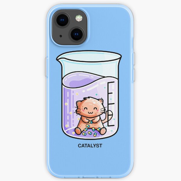 Catalyst Cute Chemistry Cat Pun iPhone Soft Case