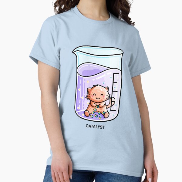 Catalyst Cute Chemistry Cat Pun Classic T-Shirt