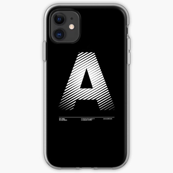 The letter A iPhone Soft Case