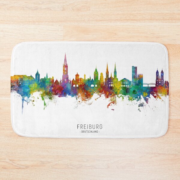 Item preview, Freiburg Germany Skyline designed and sold by ArtPrints.