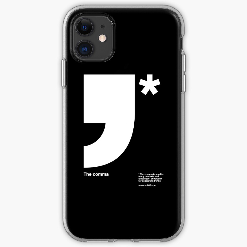 Comma iPhone Case & Cover