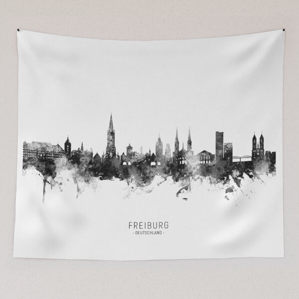 Item preview, Freiburg Germany Skyline designed and sold by ArtPrints.