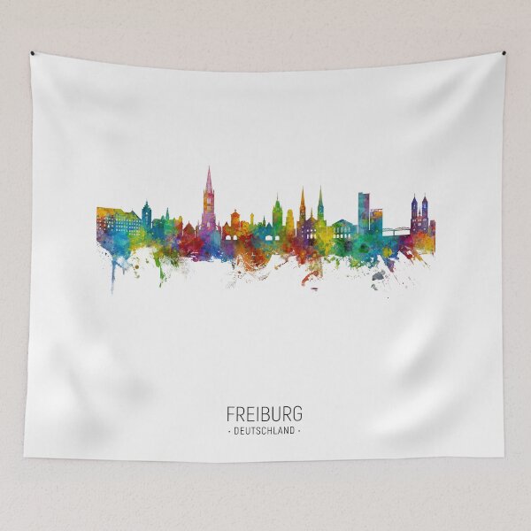 Item preview, Freiburg Germany Skyline designed and sold by ArtPrints.