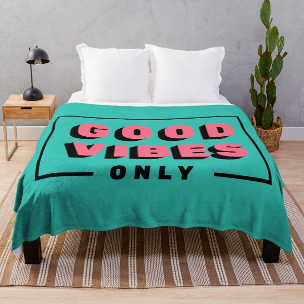 Item preview, Good Vibes Only | Retro Turquoise and Pink designed and sold by SoNifty.