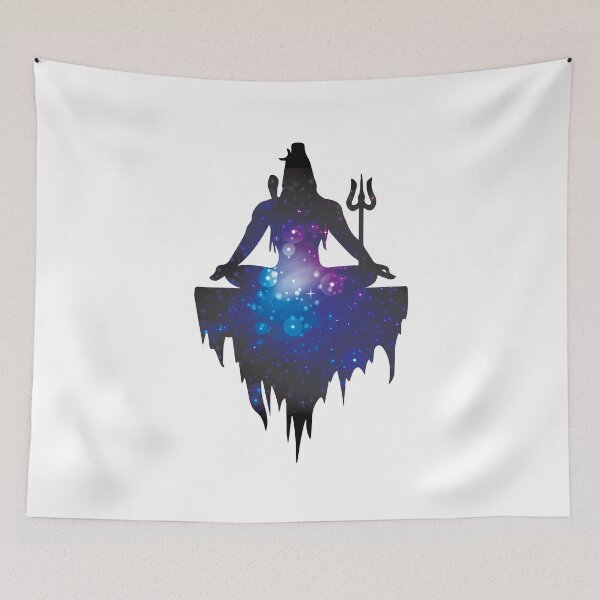 Item preview, The Ancient Mystical Yogi Lord Shiva designed and sold by eufouria.