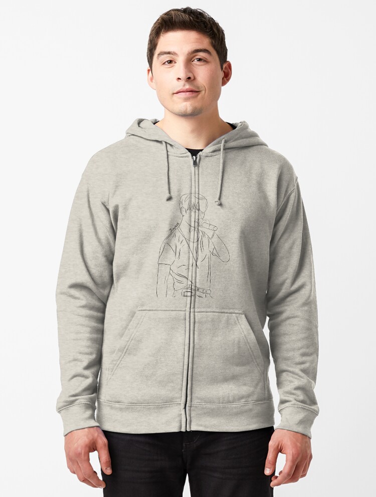 jungkook grey hoodie