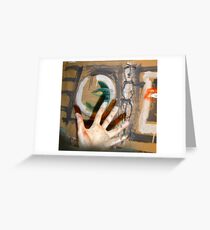soul are in progress hands on Greeting Card