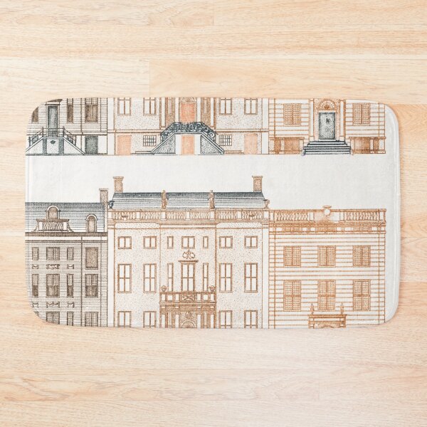 Item preview, Kitsch vintage Architectural illustration designed and sold by Vintage Designs +.