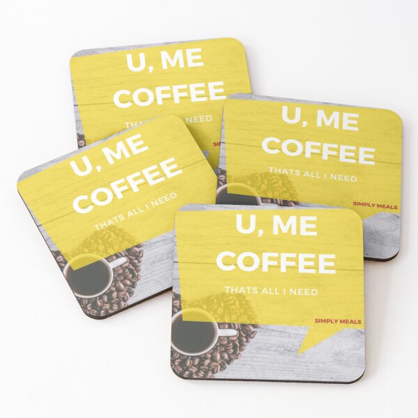 Item preview, you me and coffee designed and sold by SimplyMeals.