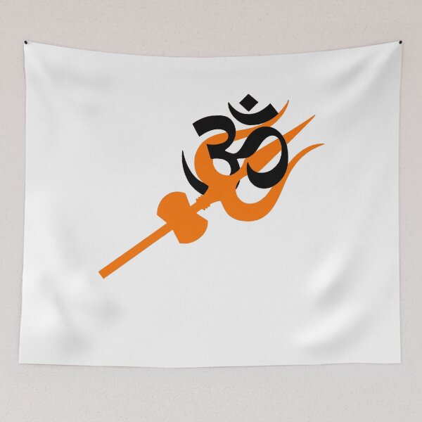 Item preview, Trishul and Om Spiritual Spiritual Shiva designed and sold by eufouria.