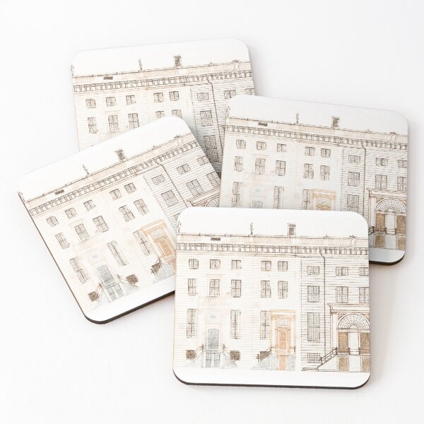 Item preview, Kitsch vintage Architectural illustration designed and sold by Vintage Designs +.