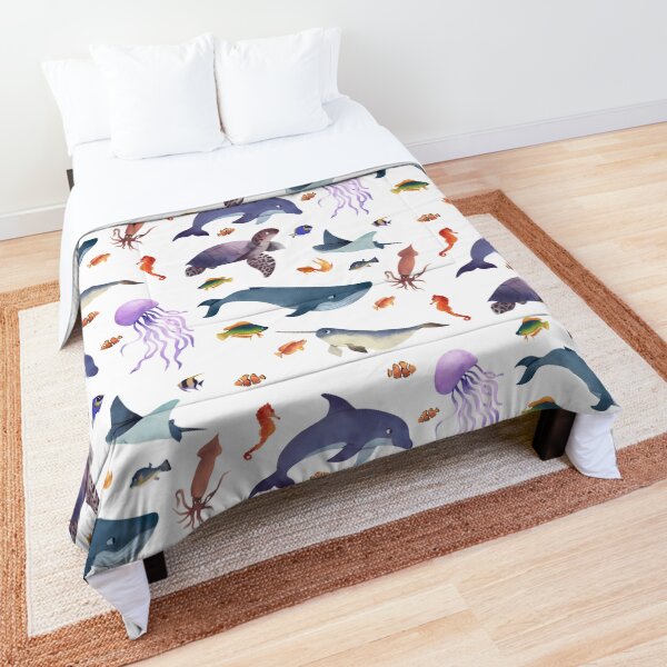 Living Under the Sea Comforter