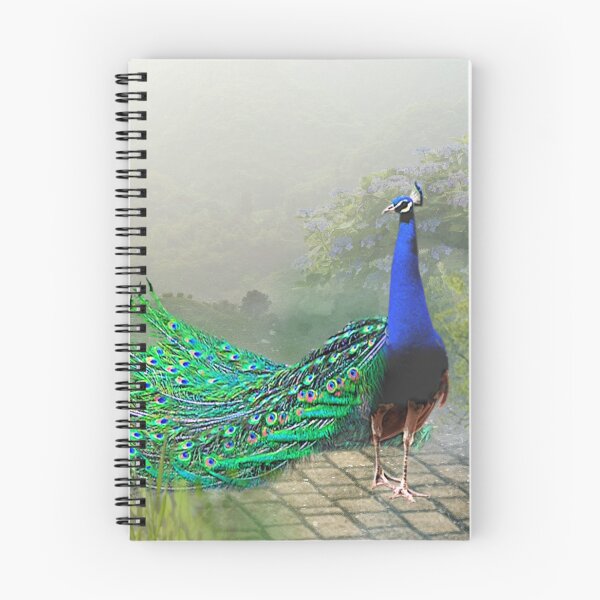 Item preview, Peacock on a Misty Morning designed and sold by MoragBates.
