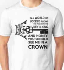 Moriarty Key Quote - Black Text Unisex T-Shirt