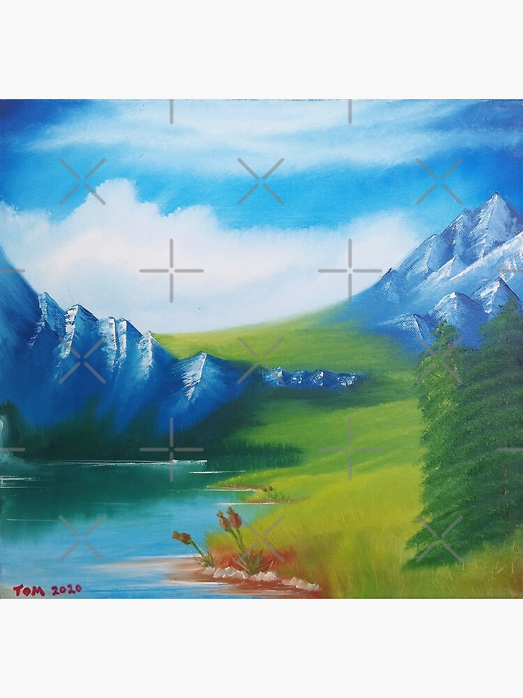 Mountain Lakeside of Heim'dal by zuperbuuworks