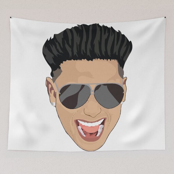 Item preview, Pauly D Face sticker as seen on Jersey Shore Family Vacation designed and sold by snowshade.