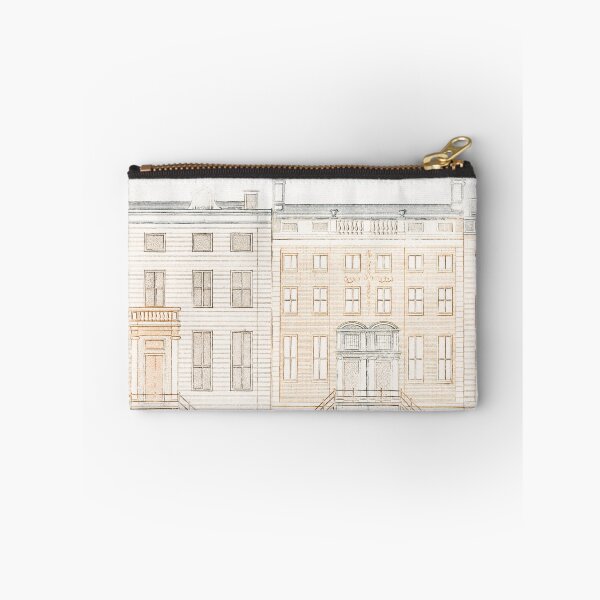 Item preview,  Kitsch vintage Architectural illustration designed and sold by Vintage Designs +.