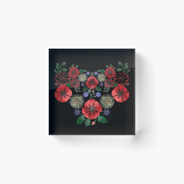 Item preview, Vintage Ukrainian Embroidery Vyshyvanka Style Cute Floral Ukraine Gift designed and sold by r-silver.