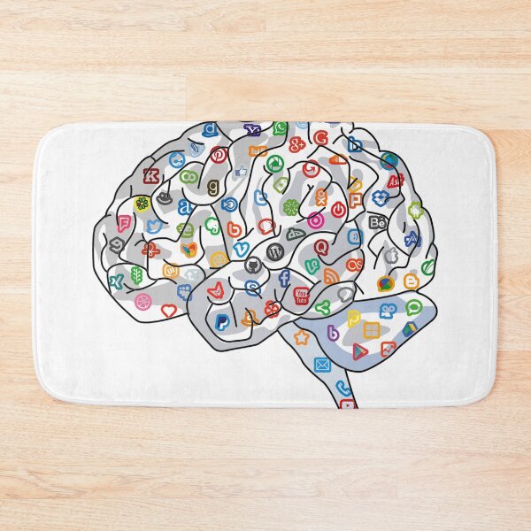 Item preview, Social Media Human Brain  designed and sold by CroDesign.