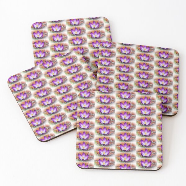 Item preview, Purple Crocus   ...........Lyme Dorset UK designed and sold by lynn carter.