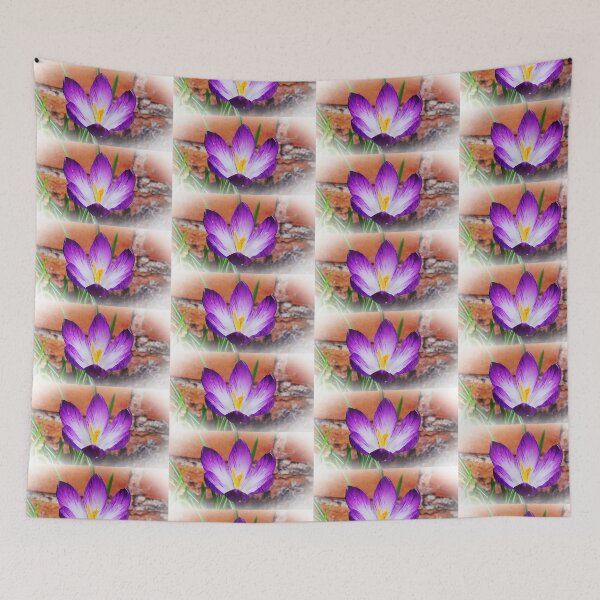 Item preview, Purple Crocus   ...........Lyme Dorset UK designed and sold by lynn carter.