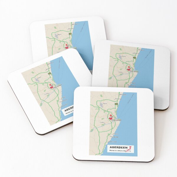 Item preview, Aberdeen map designed and sold by Julie Bell.