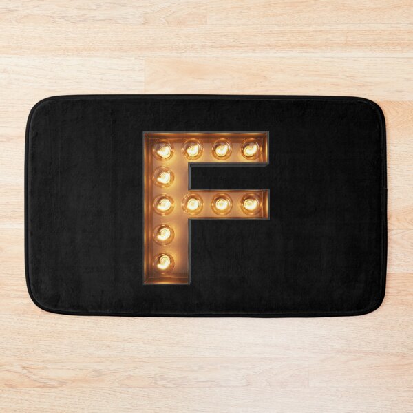 Item preview, F Initial Neon Light | Momogram designed and sold by SoNifty.