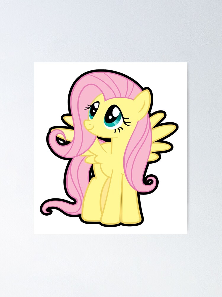 Fluttershy My Little Pony Poster By Sunce74 Redbubble - shed.mov fluttershy shirt roblox
