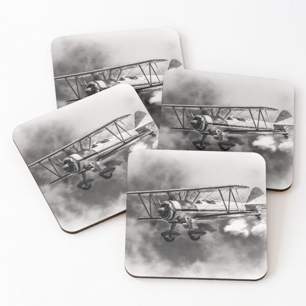Item preview, Stearman Biplane B+W designed and sold by Gerard Fornarotto.
