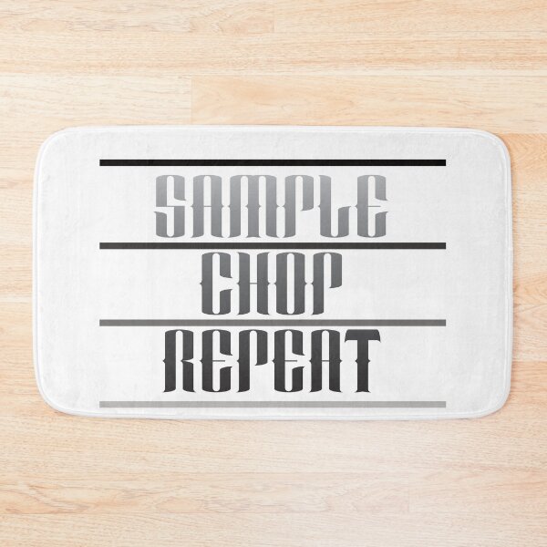 Item preview, Sample Chop Repeat - Music Beats Dj Producer Design Logo  designed and sold by onjcdesign.