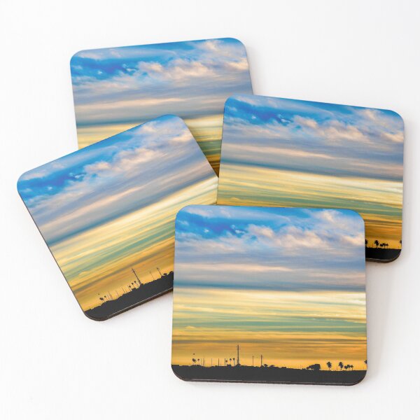Item preview, Countryside Sunset Silhouette Landscape Scene designed and sold by DFLC Prints.