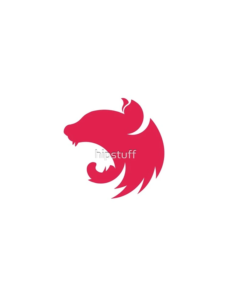 Thumbnail 4 of 4, iPhone Case, NestJs Logotype - Nest JavaScript Logo designed and sold by hipstuff.