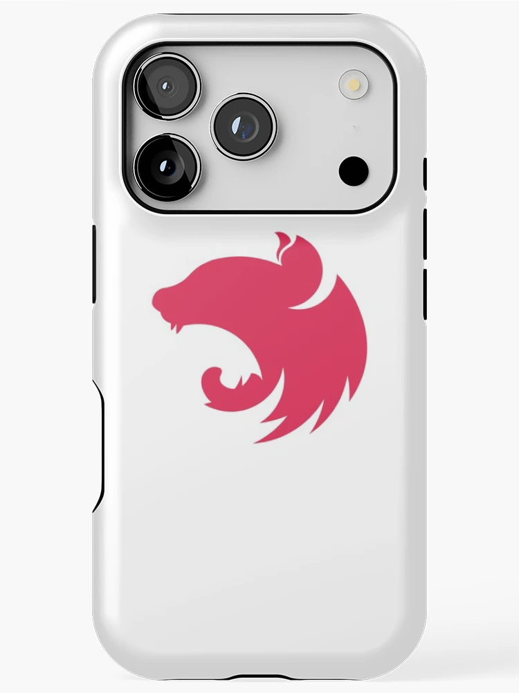 Thumbnail 1 of 4, iPhone Case, NestJs Logotype - Nest JavaScript Logo designed and sold by hipstuff.
